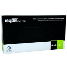ZARYS nitril L 100 darab EASYCARE, fekete gyógyászati segédeszköz