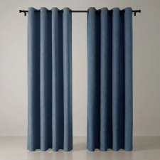  Zasłony Zaciemniające Termiczne Komplet 2 Sztuki 132x210 cm Granatowe lakástextília