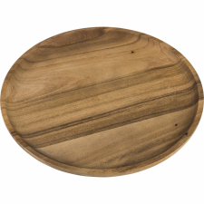 Zassenhaus 55993 Kör alakú Snack tálca 30 x 2 cm - Akácfa (55993) tányér és evőeszköz