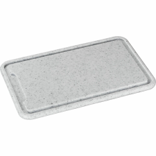 Zassenhaus 60065 Vágódeszka Műanyag 36x23x1.5cm - Világosszürke (60065) konyhai eszköz