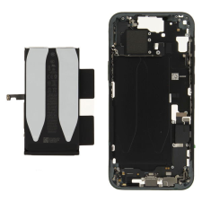 ZD076-00674 Gyári Apple iPhone 15 Plus középső keret akkumulátorral, fekete mobiltelefon, tablet alkatrész