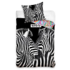  Zebra ágyneműhuzat, Black and White (100% pamut)