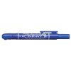 Zebra Alkoholos marker, 1,3 mm, nyomógombos, ZEBRA "Mckie Retractable", kék