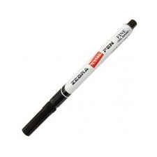 Zebra Alkoholos marker, 1,5 mm, kúpos, ZEBRA \"Name Pen Fine\", fekete filctoll, marker