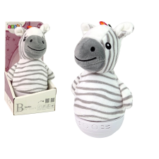 Zebra állólámpa és zene gyerekeknek plüssfigura