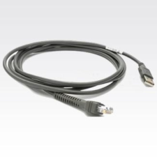 Zebra CBA-U46-S07ZAR USB vonalkódolvasó kábel 2.1m - Sötétszürke kábel és adapter