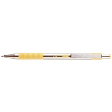 Zebra F-301 Nyomógombos golyóstoll - 0.24 mm/Kék (Sárga) (90705) toll
