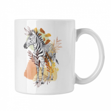 Zebra - Fehér Bögre bögrék, csészék