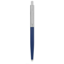 Zebra Golyóstoll, 0,24 mm, nyomógombos, ezüst színű klip, kék tolltest, ZEBRA 901, kék (TZ83742) toll