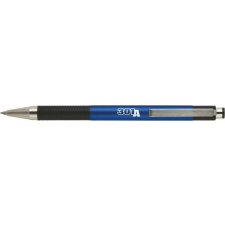 Zebra Golyóstoll, 0,24 mm, nyomógombos, kék tolltest, ZEBRA F-301 A, kék (TZ26342) toll
