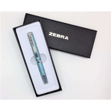 Zebra Golyóstoll, 0,24 mm, teleszkópos, metálkék színű tolltest, ZEBRA &quot;SL-F1&quot;, kék toll