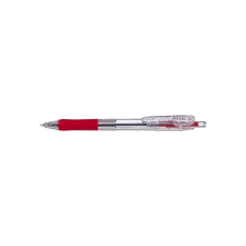 Zebra Golyóstoll 0,5mm, Zebra Tapli clip Eco, írásszín piros toll