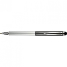 Zebra Golyóstoll metál szürke test, Zebra Stylus Telescopic, írásszín kék toll