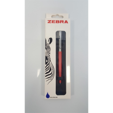 Zebra Golyóstoll nyomógombos 0,7mm, dobozban lazac test, Zebra 901, írásszín kék toll