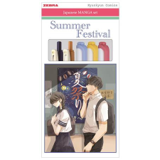 Zebra Írószer készlet, ZEBRA "Manga Set, Summer Festival", 5 darabos toll