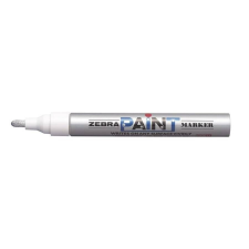 Zebra Lakkmarker, 3 mm, ZEBRA "Paint marker", ezüst filctoll, marker
