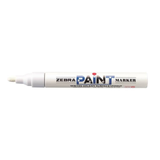 Zebra Lakkmarker, 3 mm, ZEBRA "Paint marker", fehér filctoll, marker