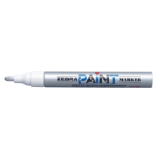 Zebra Lakkmarker olajbázisú Zebra ezüst filctoll, marker
