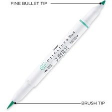 Zebra Mildliner Brush Cool&Refined 10db-os kettős végű ecset marker filctoll, marker