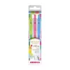 Zebra Sarasa Clip Lollipop Zseléstoll készlet 0.33 mm nyomógombos 3 szín