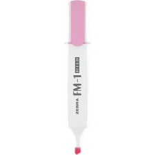 Zebra Szövegkiemelő, 3,5 mm, ZEBRA "FM-1 Mild", rózsaszín filctoll, marker