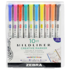 Zebra Szövegkiemelő Zebra Mildliner Highlighter 10-es készlet filctoll, marker