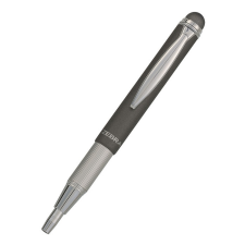 Zebra Telescopic Metal Sytlus teleszkópos grafitszürke golyóstoll - 0,24 mm/Kék (46619) toll