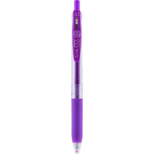 Zebra Zseléstoll, 0,33 mm, nyomógombos, ZEBRA "Sarasa Clip", lila toll