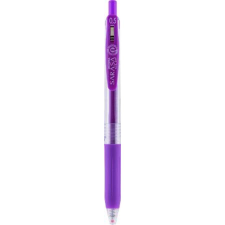 Zebra Zseléstoll, 0,33 mm, nyomógombos, ZEBRA "Sarasa Clip", lila toll
