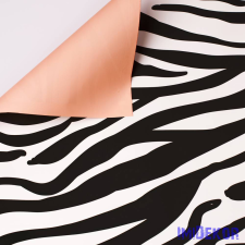  Zebracsíkos fólia ív 58x58cm 20db/cs - Lazac dekorációs kellék