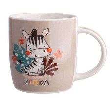 Zebrás porcelán bögre gyerekeknek - 300 ml bögrék, csészék