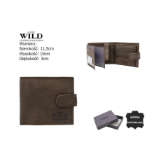 Zellia Férfi Bőr Pénztárca Cz-12L-Hlf-1764 Brown - Sötét Barna