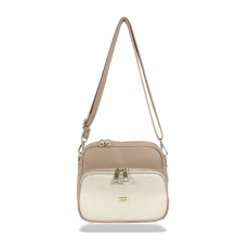  Zellia Női Oldaltáska Zvn24010 Beige-Arany – Csillámos –