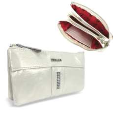  Zellia Női Pénztárca Hz-127 D266 – 1006 DF – Holographic White – Fehér