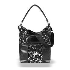  Zellia Női Válltáska 19141 Fekete Matt – Leaf –