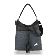  Zellia Női Válltáska 21031 Fekete-Grafit – Groove –