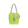 Zellia Női Válltáska 22204 Lemon Zöld - Matt - Steppelt -