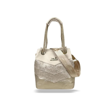 Zellia Női Válltáska 24056 Beige-Arany - Brw-Groove - kézitáska és bőrönd