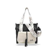 Zellia Női Válltáska 24067 - Next C. Peacock - Fekete-Beige kézitáska és bőrönd