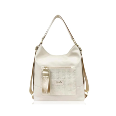 Zellia Női Válltáska/Hátizsáká Alakítható 19010 Beige - Awi -