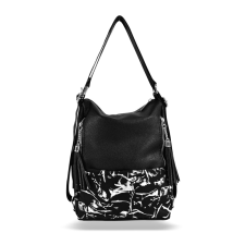  Zellia Női Válltáska/Hátizsáká Alakítható 22199 Fekete – Leaf – kézitáska és bőrönd