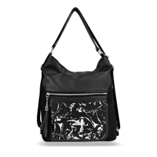  Zellia Női Válltáska/Hátizsáká Alakítható 23004 Fekete – Leaf –