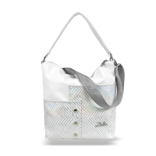  Zellia Női Válltáska Zlb232 Fehér – Holo – kézitáska és bőrönd