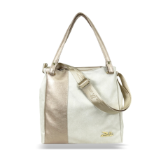  Zellia Női Válltáska Zlb248 Beige-Arany – Pearl-Brw –