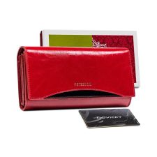 Zellia Peterson Női Bőr Pénztárcaptn Pl-490-1797 Red/Black pénztárca