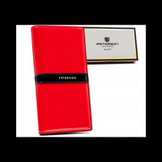 Zellia Peterson Női Pénztárca Ptn 004-Lak-9604 Red-Black