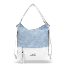 Zellia Zellia Női Válltáska/Hátizsáká Alakítható 24040 Jeans Blue-Fehér kézitáska és bőrönd