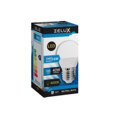 Zelux G45 6W E27 LED izzó 4000K izzó