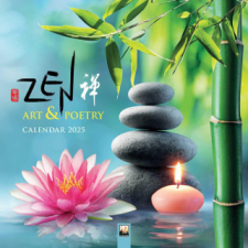 Zen Art & Poetry Wall Calendar 2025 (Art Calendar) naptár, kalendárium