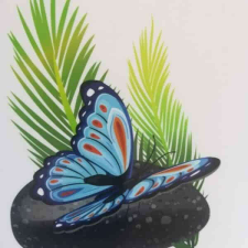  Zen dekorációs falmatrica 32x69cm tapéta, díszléc és más dekoráció